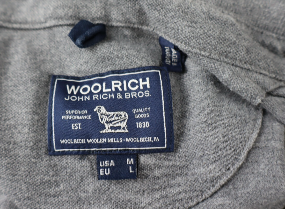WOOLRICH MAGLIA POLO UOMO TG L MAN T-SHIRT CASUAL VINTAGE COTONE