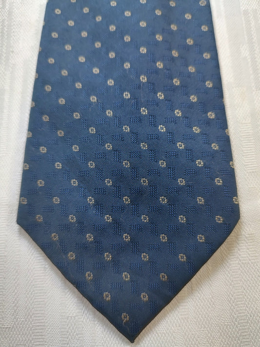 ROCCOBAROCCO 100% SILK TIE SETA CRAVATTA NECKTIE  ITALIA CLASSIC SELF TIPPED