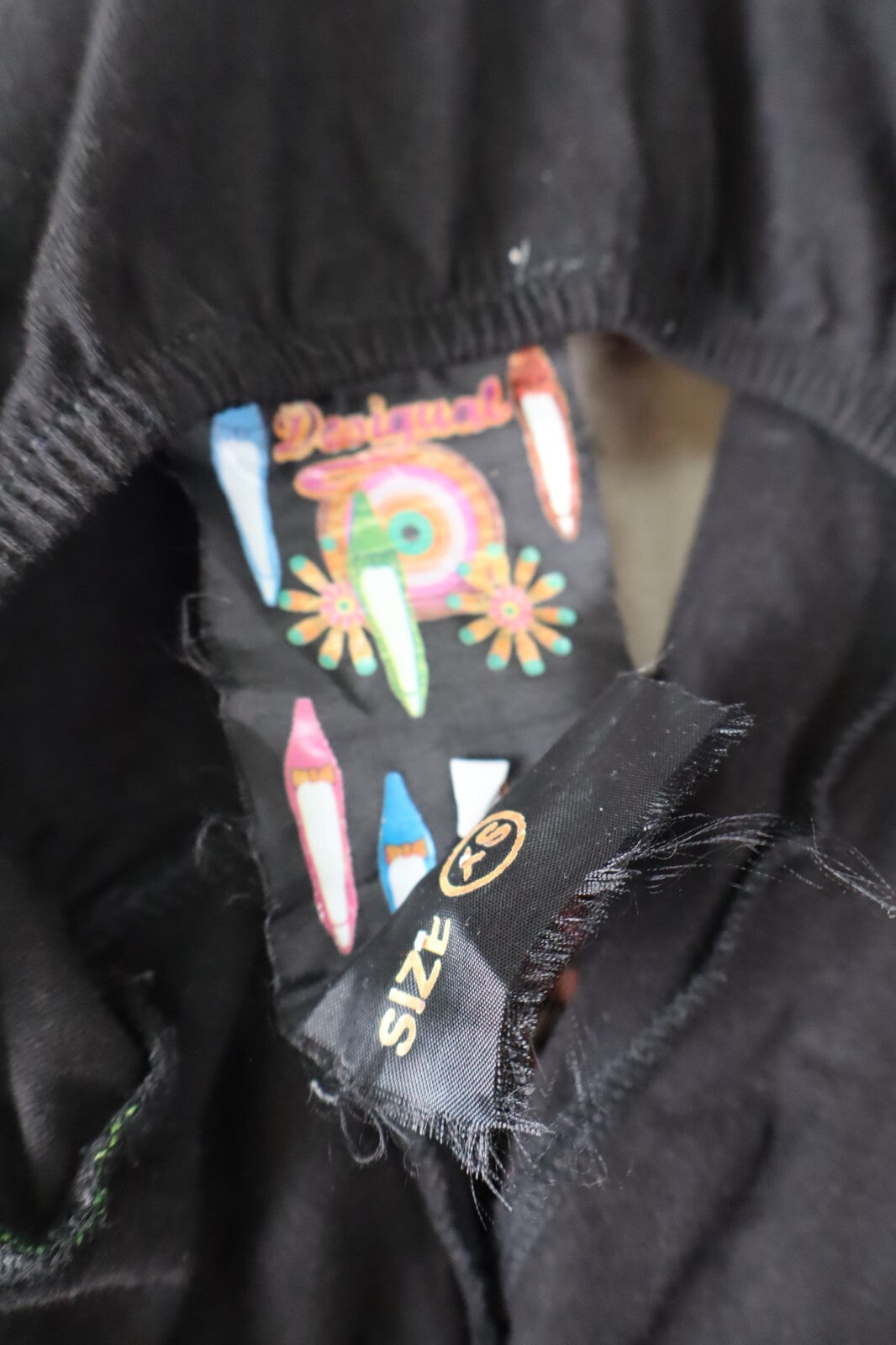 DESIGUAL VESTITO ABITO DONNA TG. XS  WOMAN CASUAL VINTAGE DRESS COTONE