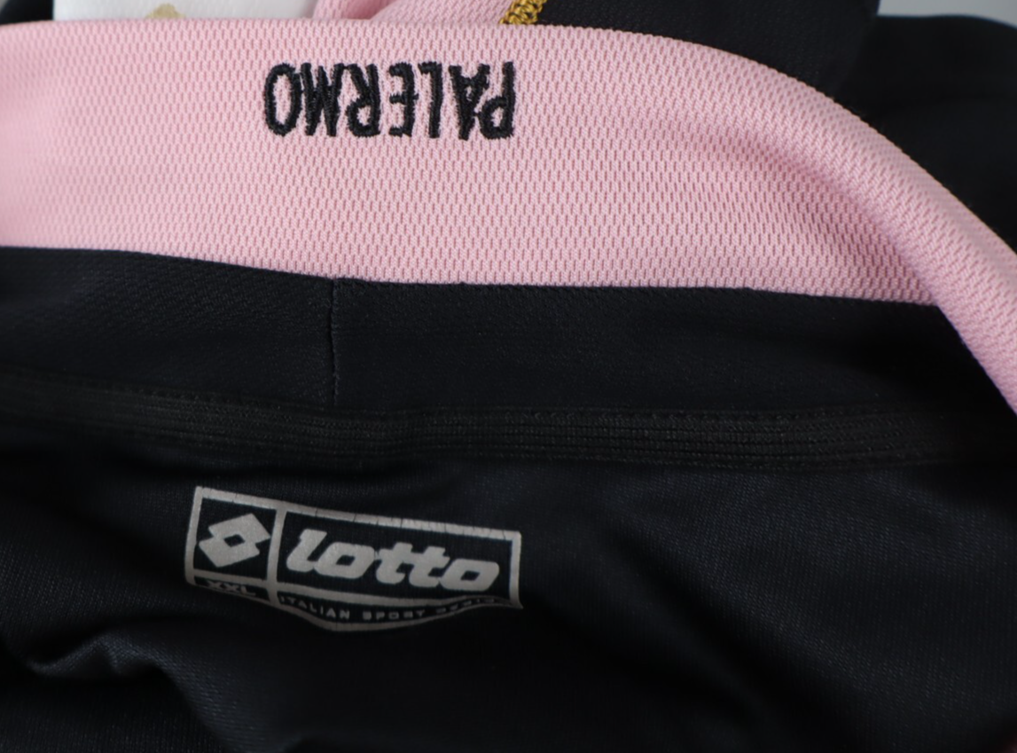 LOTTO PALERMO MICCOLI N 10 MAGLIA CALCIO UOMO 2XL TRIKOT JERSEY SOCCER VINTAGE
