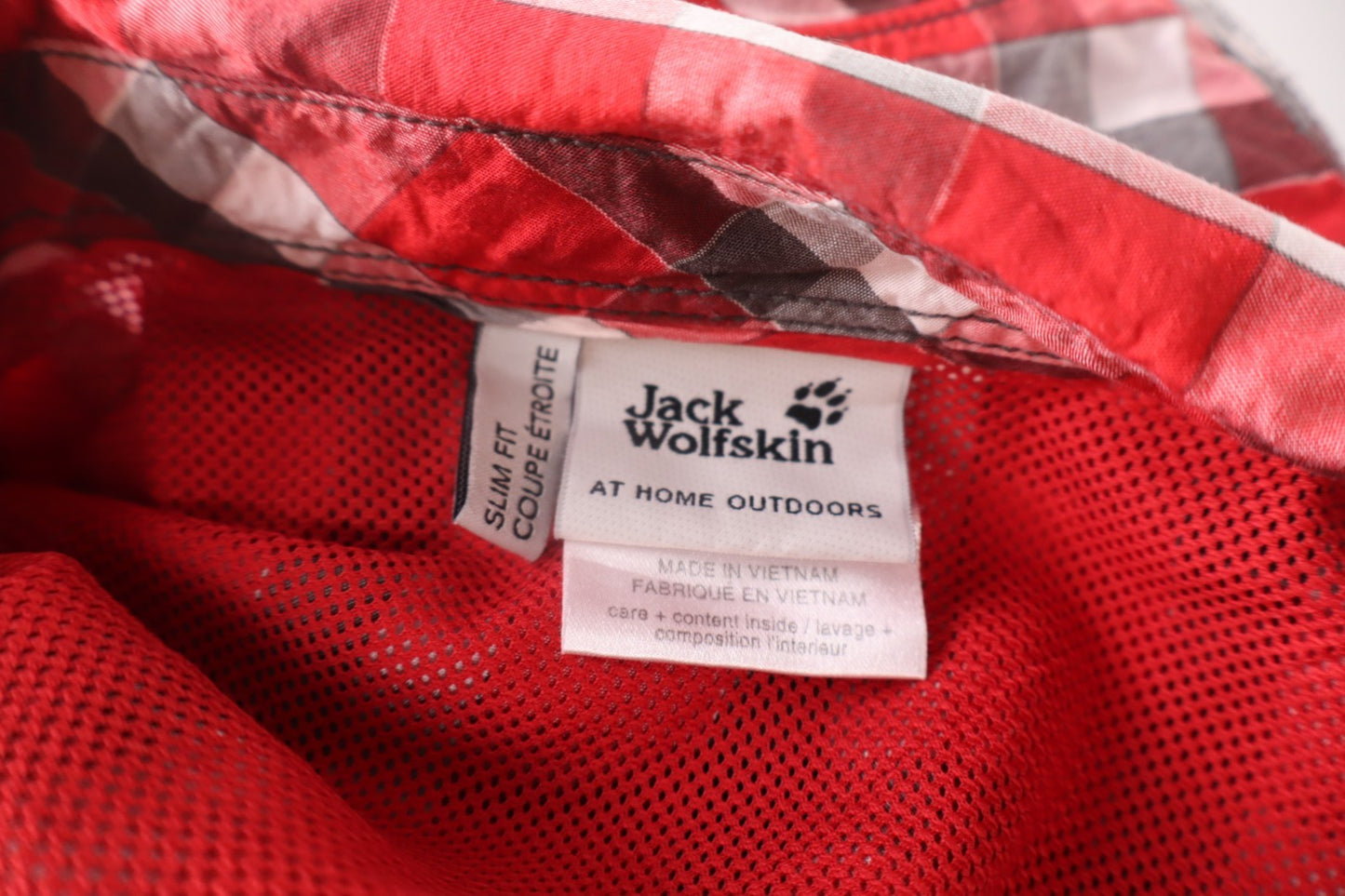 JACK WOLFSKIN CAMICIA UOMO 2XL MAN CASUAL VINTAGE  SHIRT COTTON COTONE TASCHE