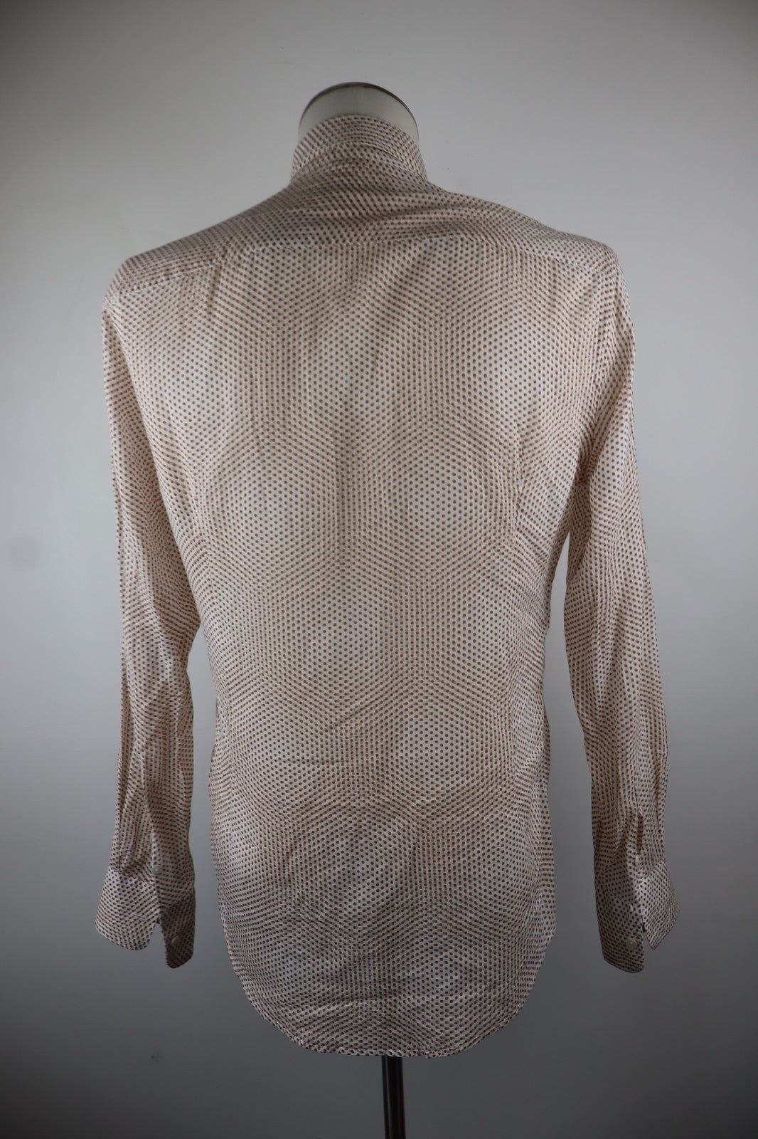 DANIELE ALESSANDRINI CAMICIA SHIRT UOMO TG 40 15.75 MAN VINTAGE CASUAL LOGO