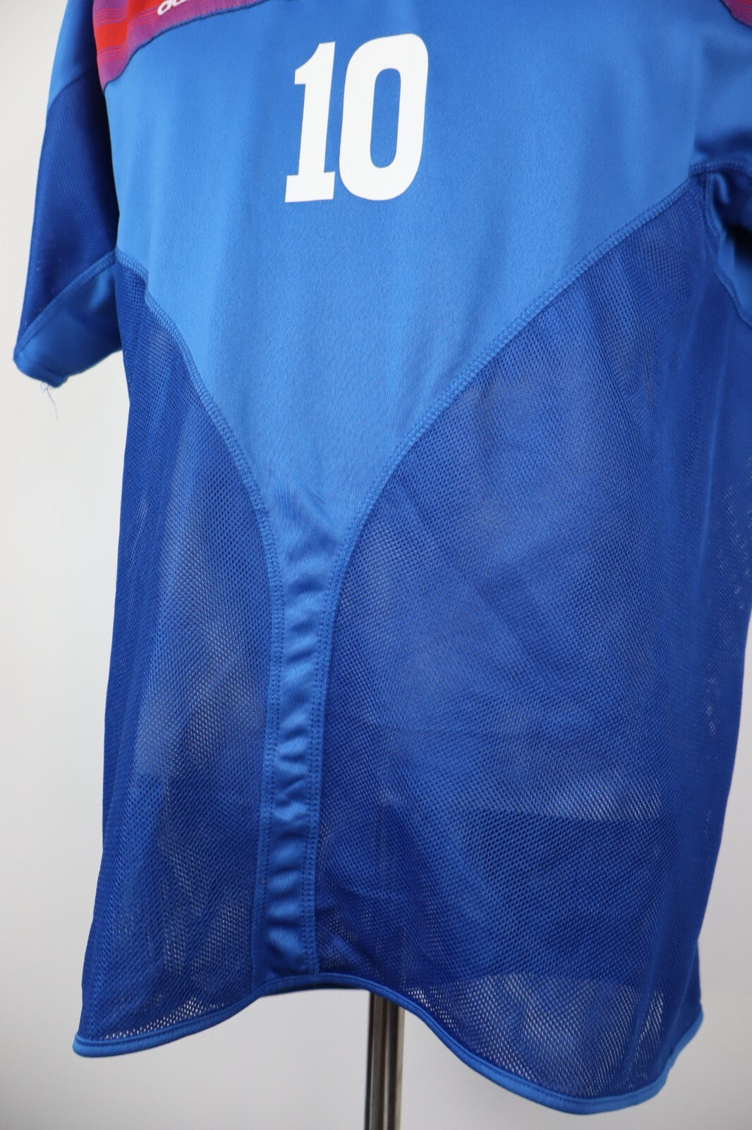 ADIDAS FRANCIA N 10 ZIDANE MAGLIA CALCIO UOMO Tg 0 SOCCER JERSEY TRIKOT 03/04