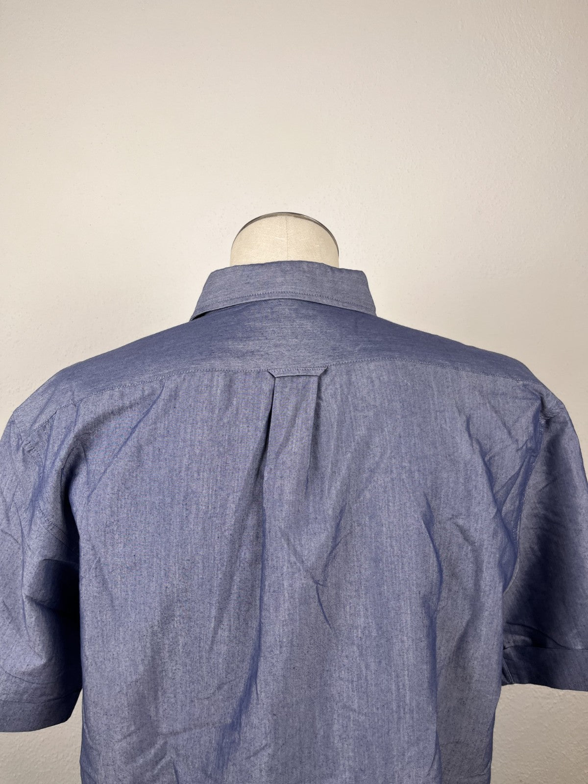 AJ ARMANI JEANS CAMICIA UOMO COTONE TG. M MAN CASUAL VINTAGE COTTON SHIRT TASCHE