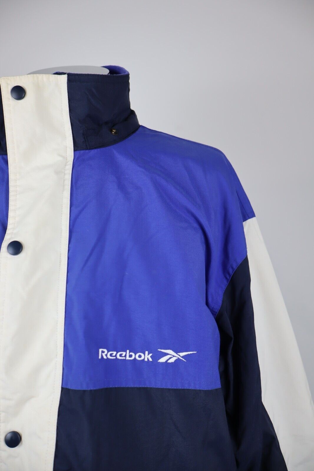 REEBOK GIUBBINO FELPATO GIACCA UOMO Tg. S MAN VINTAGE CASUAL JACKET