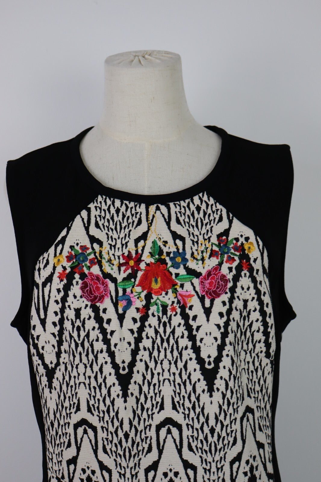 DESIGUAL VESTITO ABITO DONNA TG. 44 WOMAN CASUAL VINTAGE DRESS