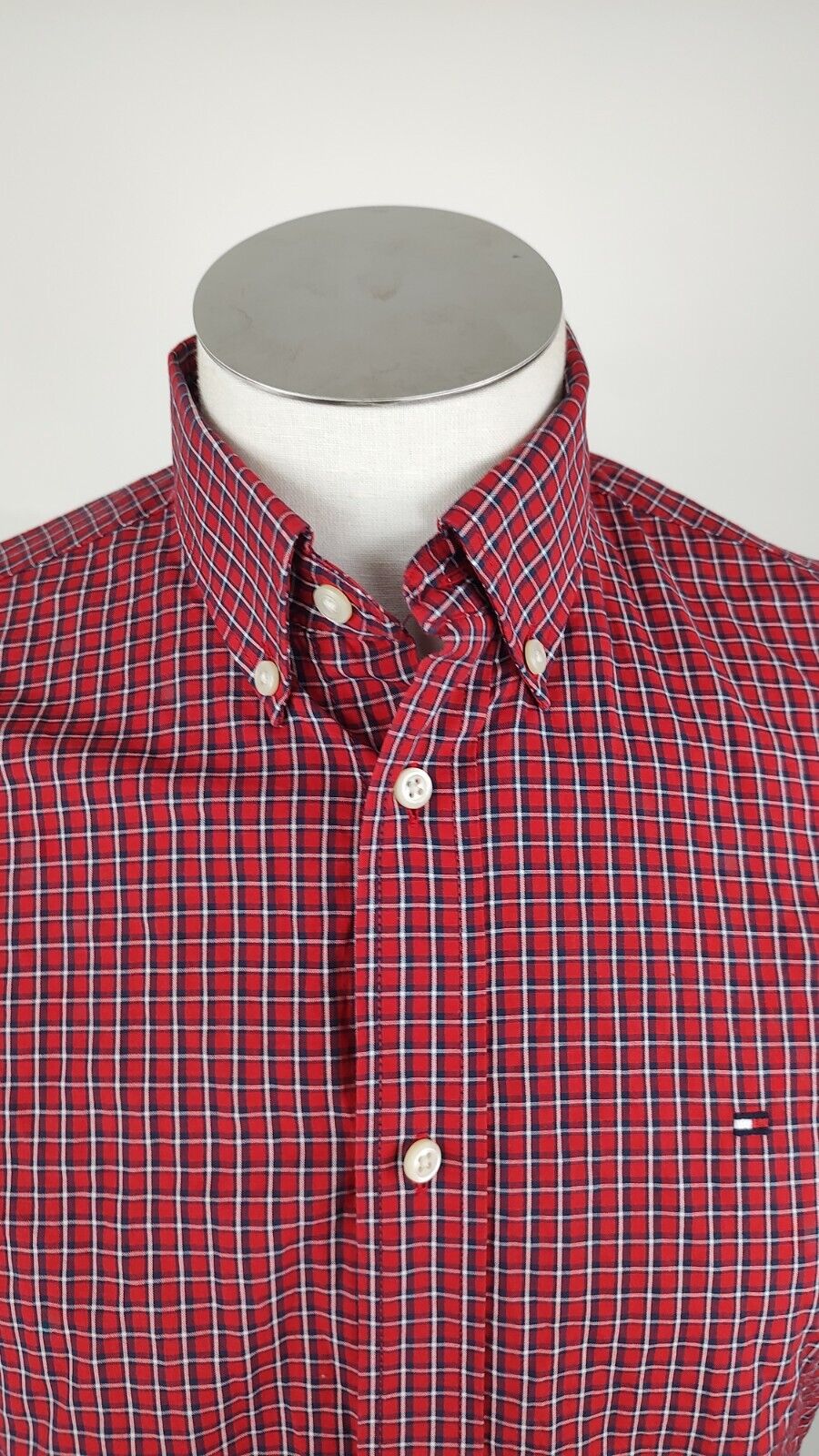 TOMMY HILFIGER CAMICIA UOMO COTONE TG. S MAN CASUAL VINTAGE SHIRT