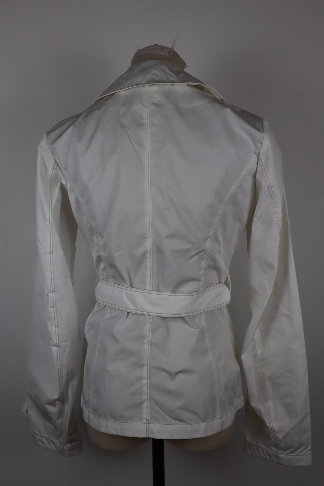 REFRIGUE GIUBBINO LEGGERO DONNA Tg. S WOMEN CASUAL JACKET VINTAGE CON CINTURA