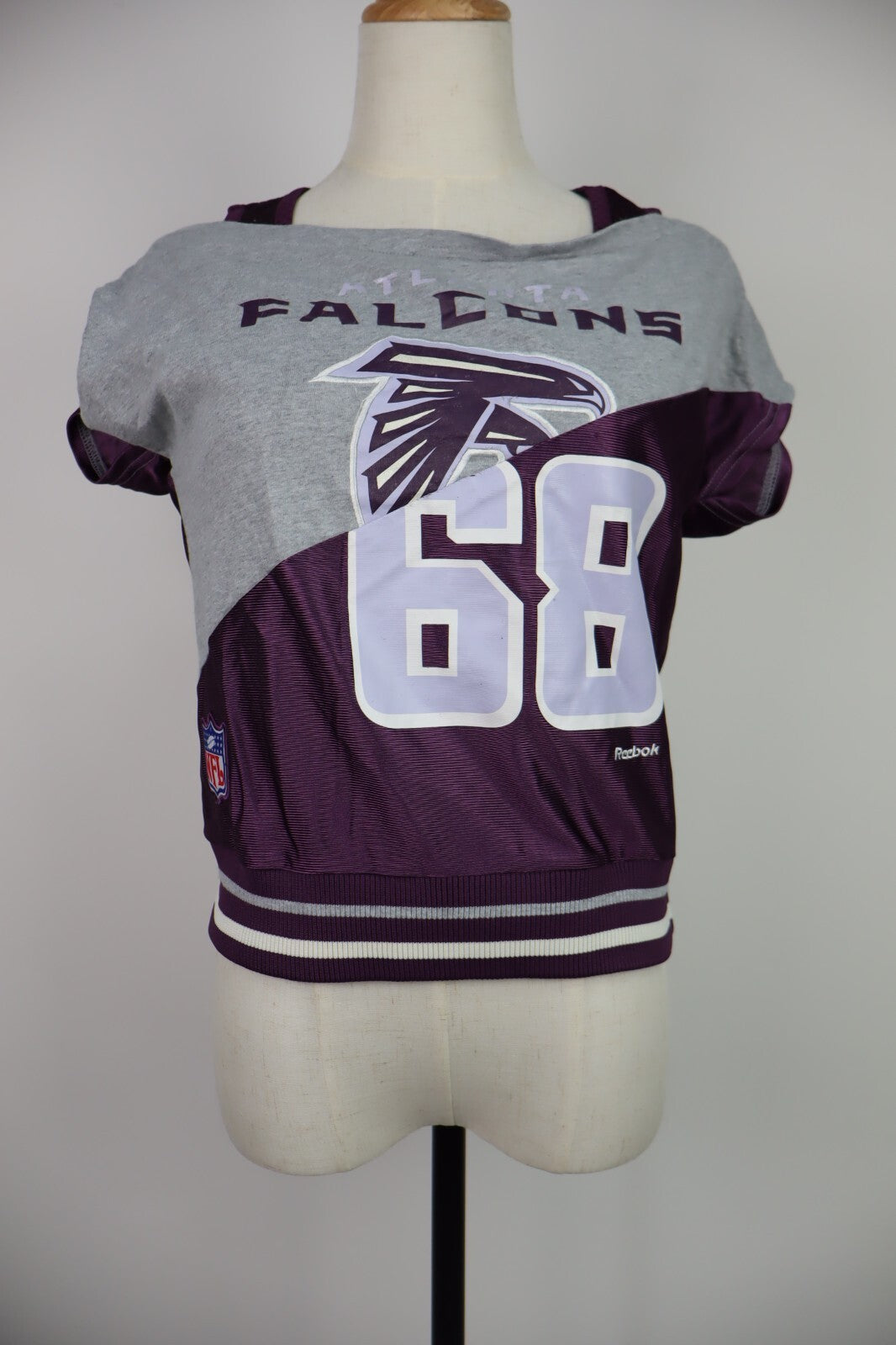 REEBOK ATLANTA FALCONS NFL MAGLIA DONNA TG. M WOMAN CASUAL VINTAGE T-SHIRT TOP