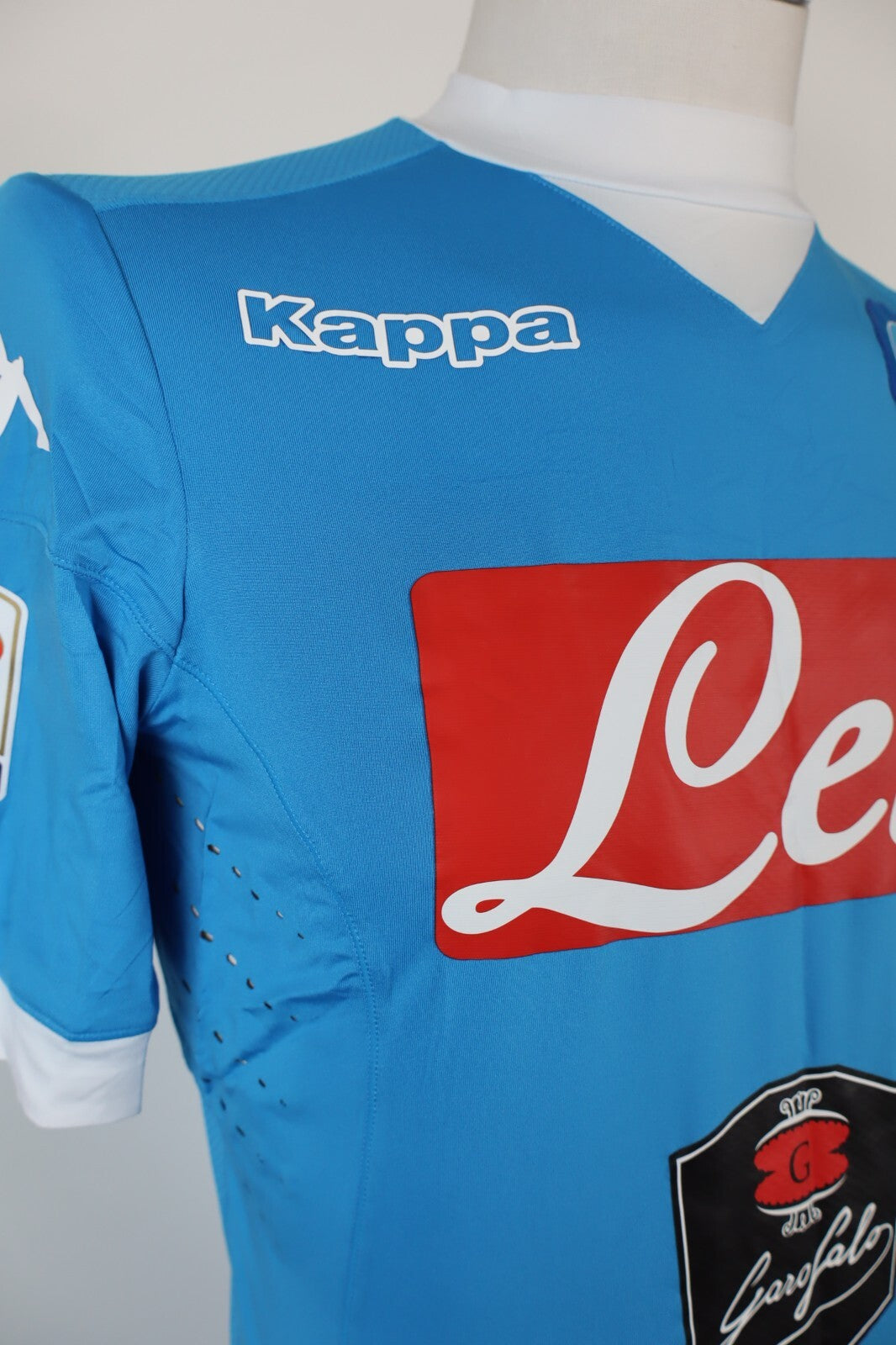 KAPPA NAPOLI INSIGNE N 24 MAGLIA CALCIO UOMO M SHIRT SOCCER AUTOGRAFATA JERSEY