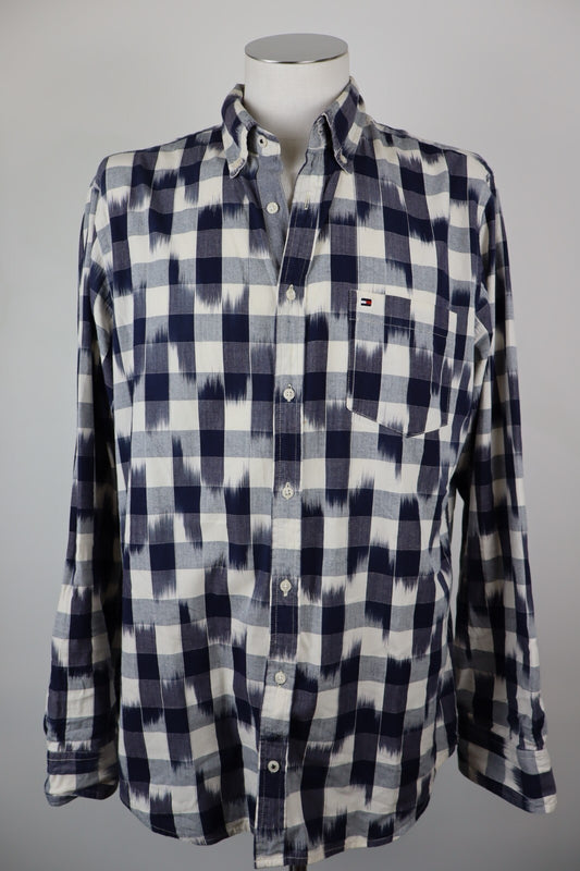 TOMMY HILFIGER CAMICIA COTONE SHIRT UOMO Tg. XL MAN VINTAGE CASUAL COTTON