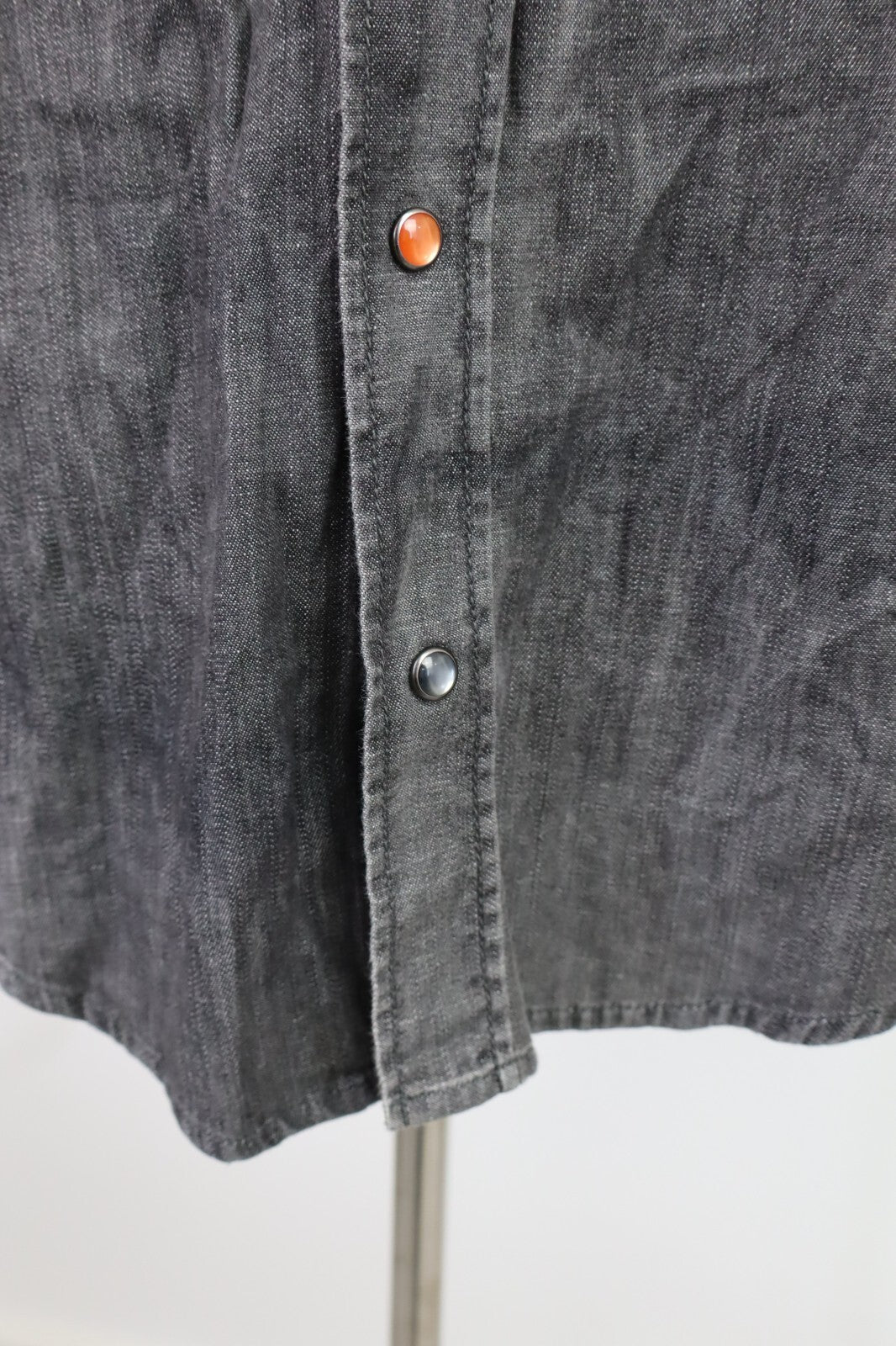 HUGO BOSS ORANGE CAMICIA JEANS UOMO TG XL MAN VINTAGE SHIRT COTONE DENIM