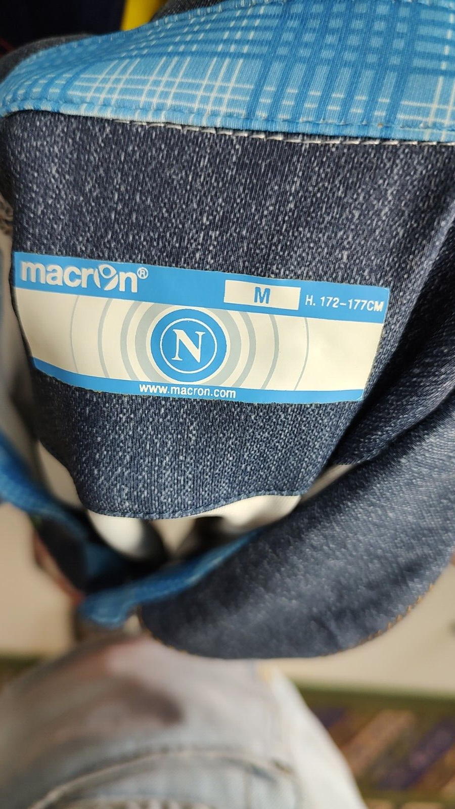 MACRON NAPOLI MAGLIA CALCIO UOMO Tg M SOCCER TRIKOT MAN JERSEY 14/15 CAMO