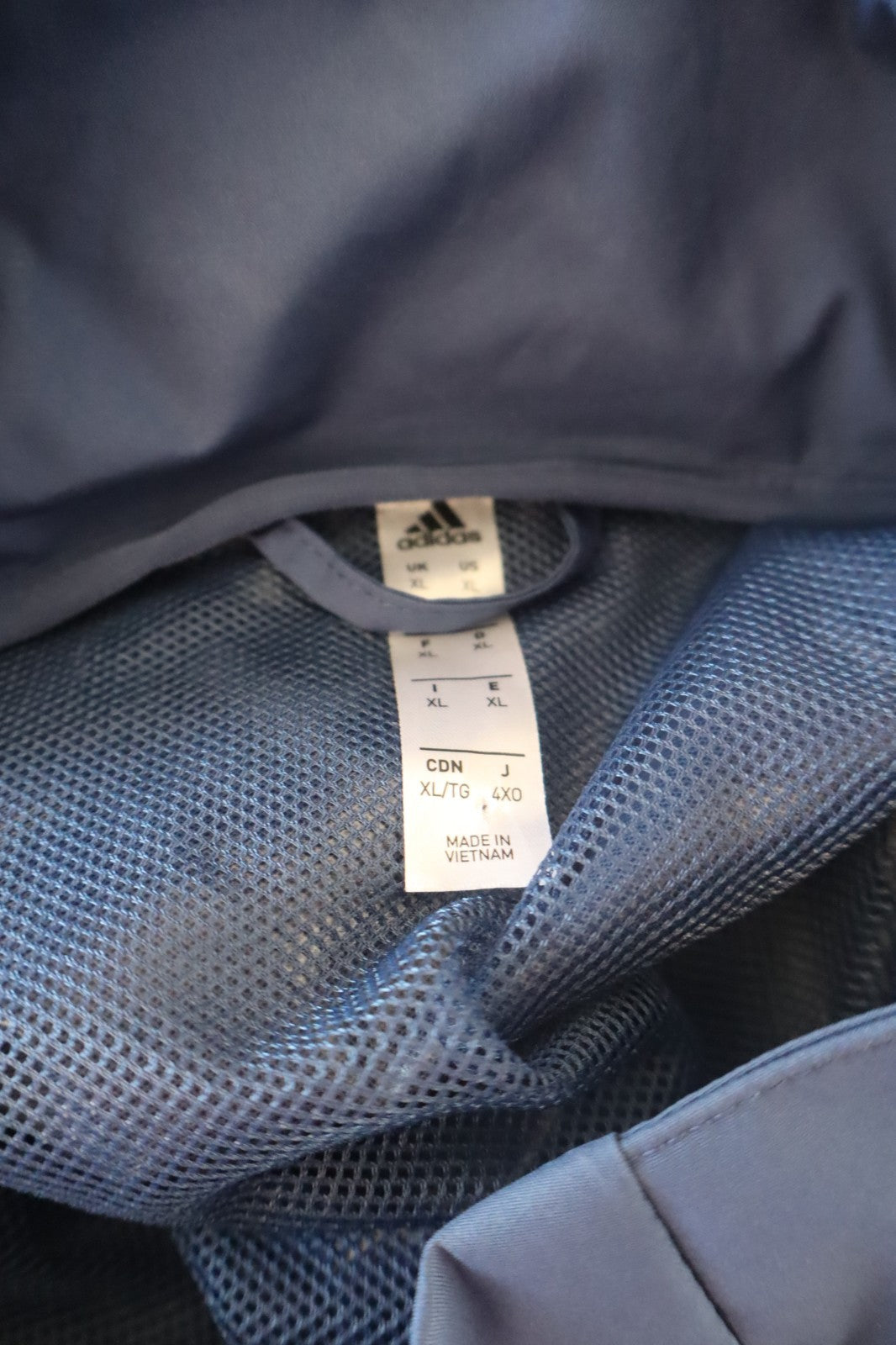 ADIDAS GIACCA EURO 2020 SPORTIVA UOMO CALCIO Tg XL MAN SOCCER VINTAGE JACKET