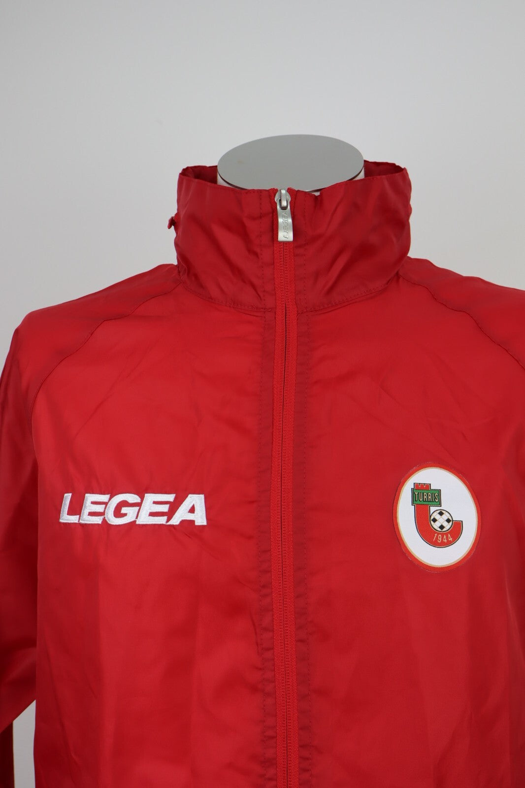 LEGEA TURRIS GIUBBINO IMPERMEABILE CALCIO UOMO TG L MAN SPORT JACKET SOCCER