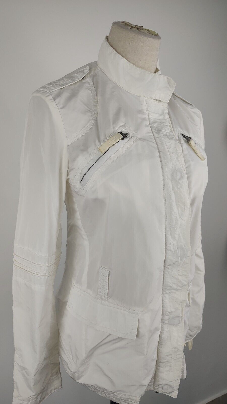 PEUTEREY GIUBBINO DONNA Tg. 40 WOMAN IMPERMEABILE CASUAL JACKET VINTAGE