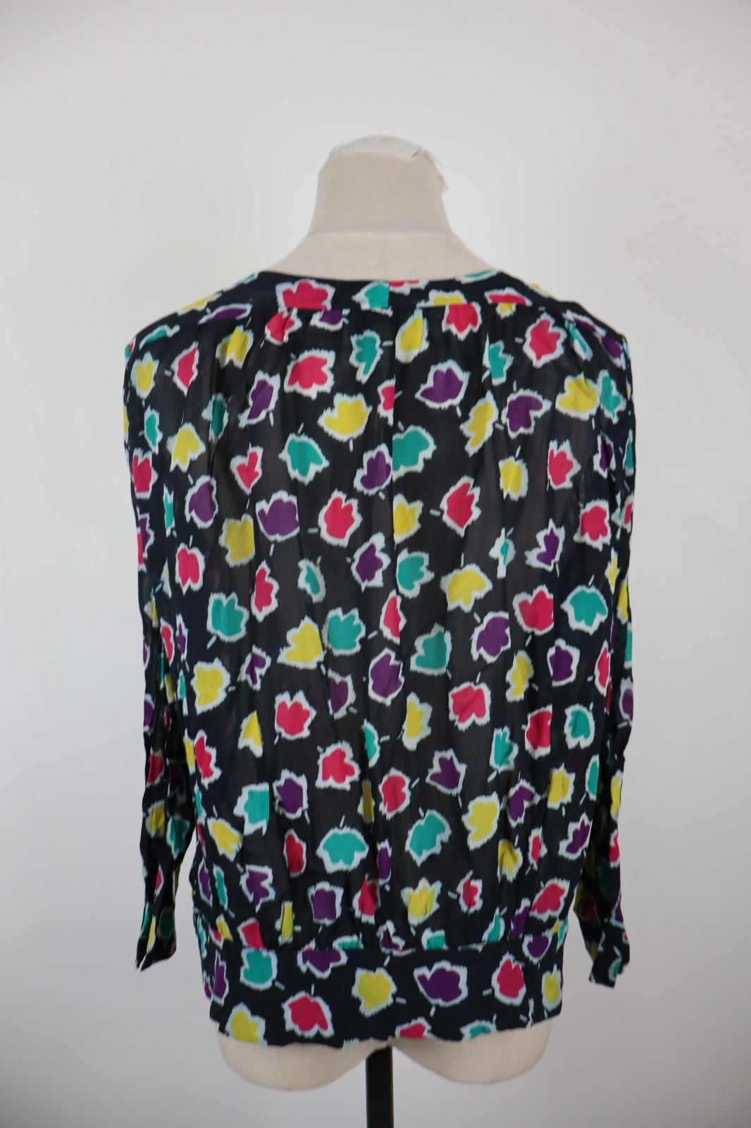 MILA SCHON MAGLIA BLUSA DONNA TG. 44 WOMAN CASUAL VINTAGE TOP T-SHIRT MANICA 3/4