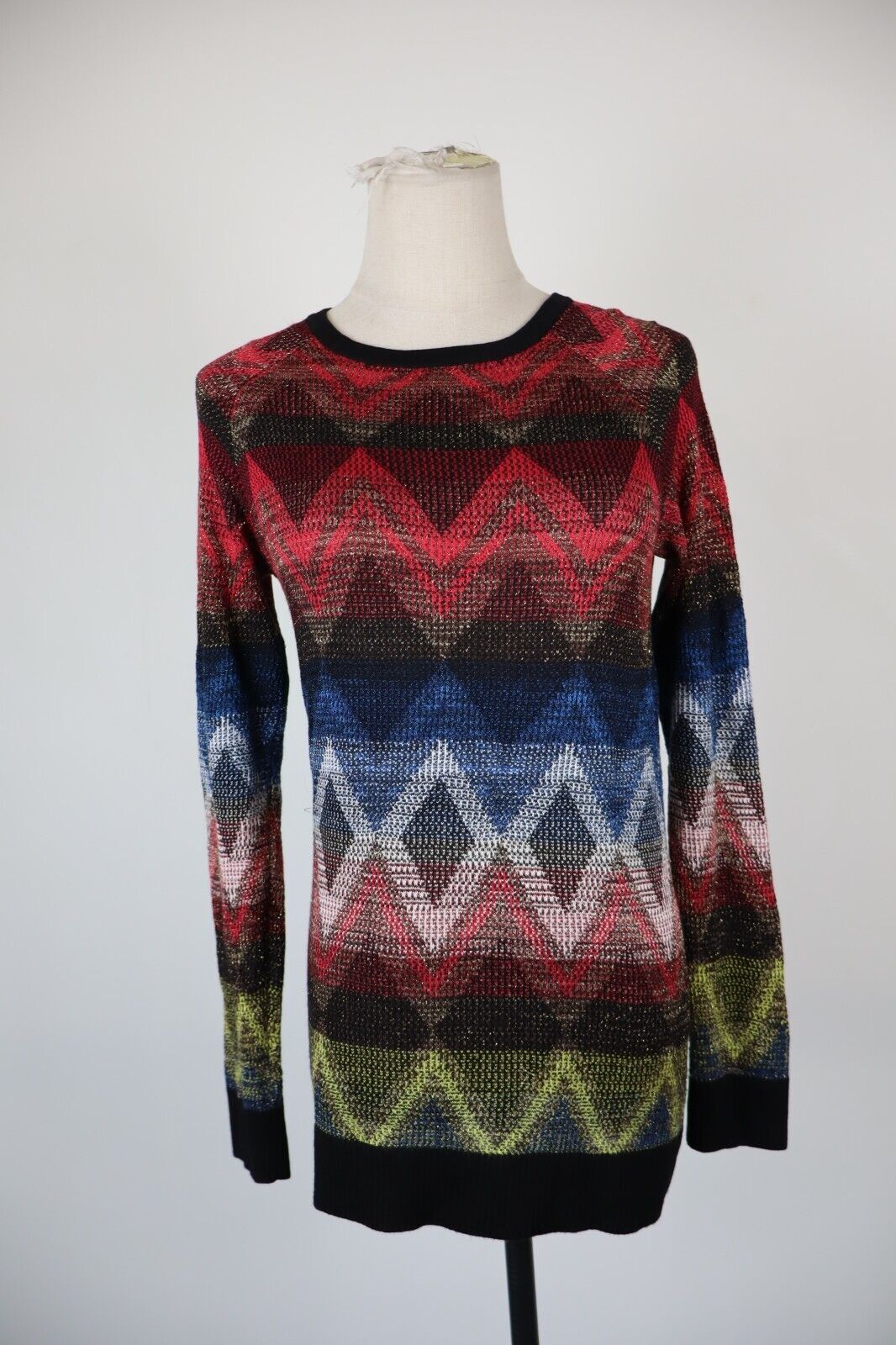 DESIGUAL MAGLIA DONNA TG. M WOMAN CASUAL VINTAGE T-SHIRT TOP COTONE COTTON