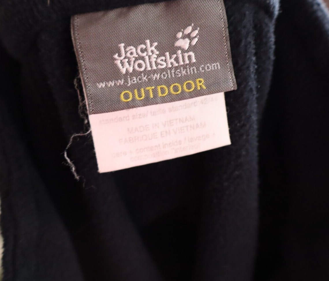 JACK WOLFSKIN FELPA CON ZIP DONNA Tg L WOMAN CASUAL VINTAGE SPORT SWEATSHIRT