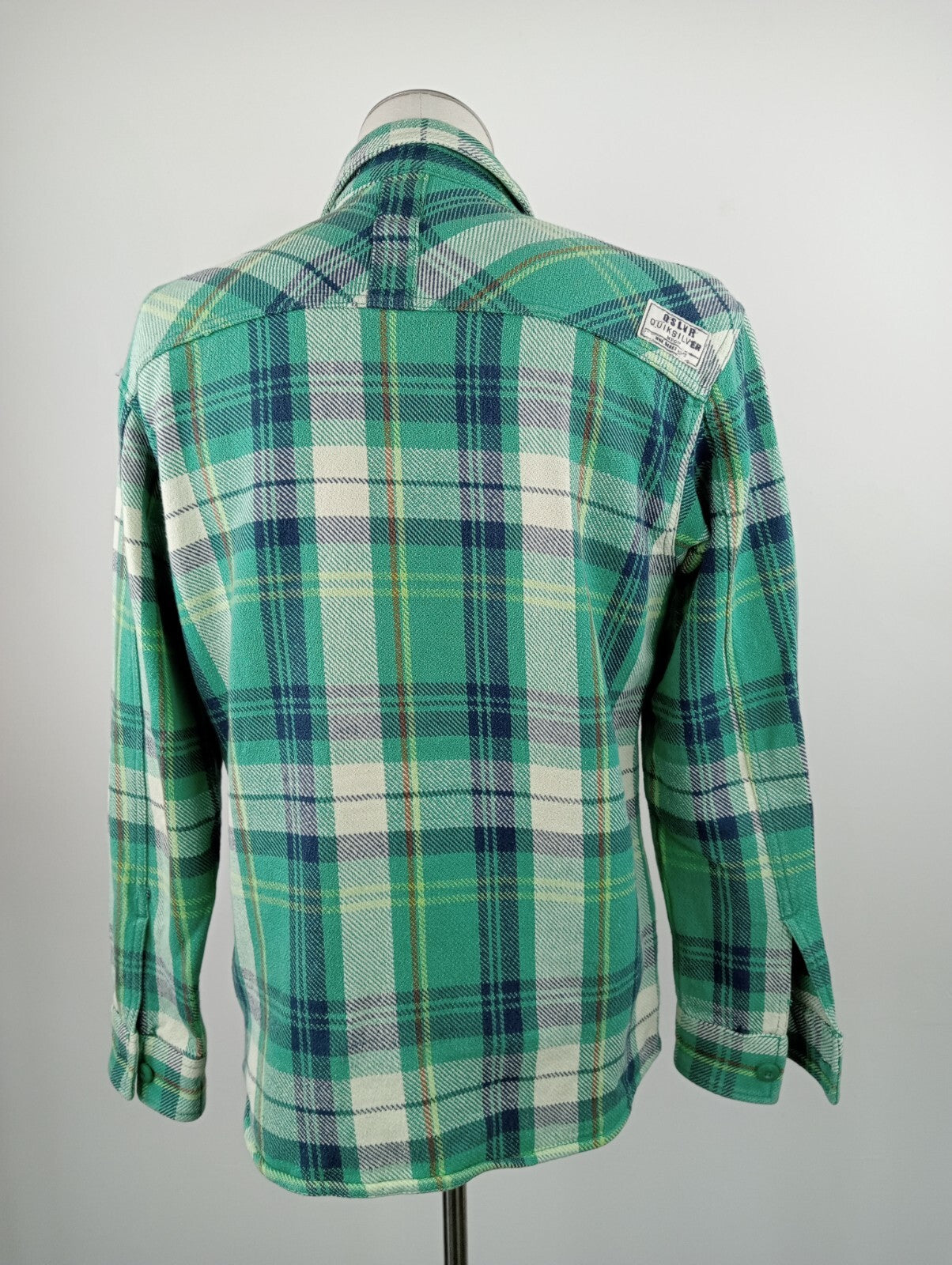 QUIKSILVER CAMICIA UOMO COTONE TG. M  MAN CASUAL VINTAGE SHIRT COTTON