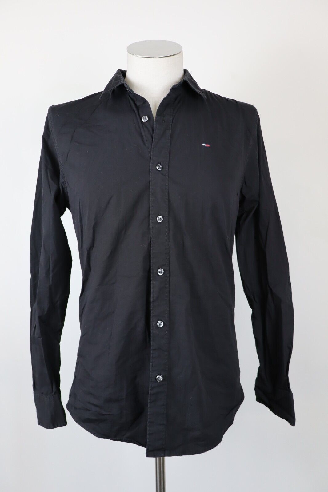 TOMMY JEANS HILFIGER CAMICIA SHIRT UOMO Tg M MAN VINTAGE CASUAL COTONE SLIM FIT