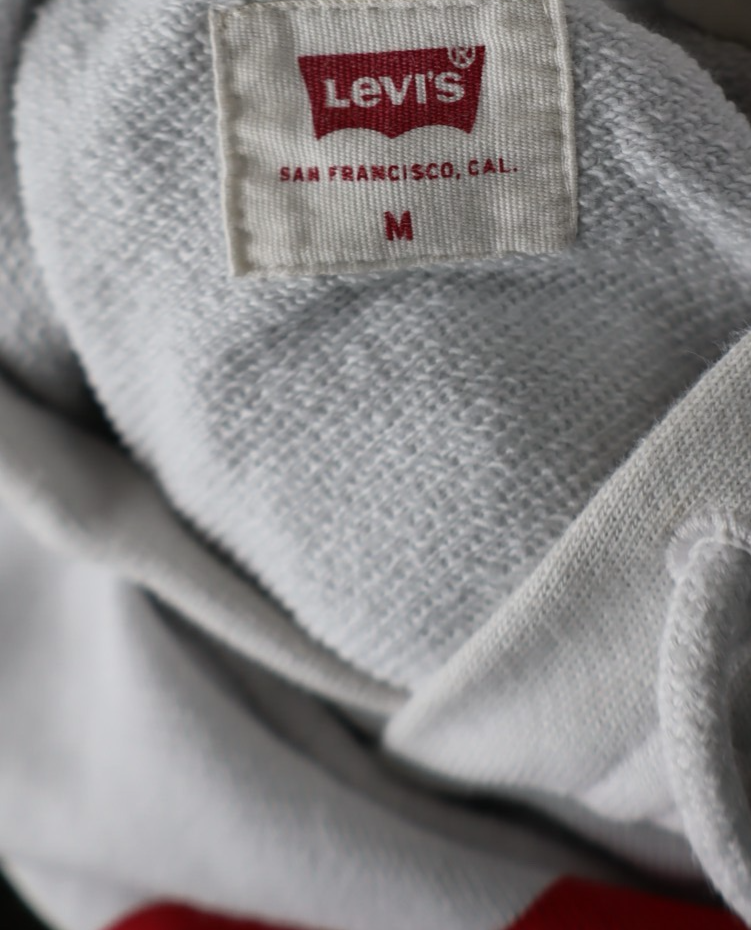 LEVI'S FELPA CON CAPPUCCIO UOMO Tg M SPORT MAN SWEATSHIRT CASUAL VINTAGE