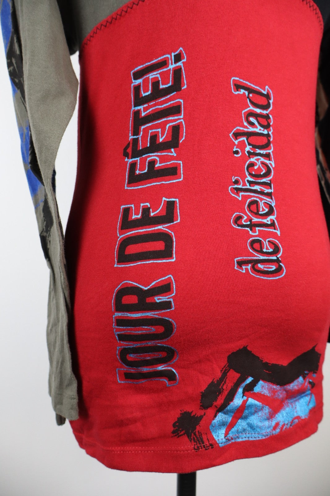 DESIGUAL MAGLIA MANICHE LUNGHE DONNA TG. S WOMAN T-SHIRT CASUAL VINTAGE COTONE