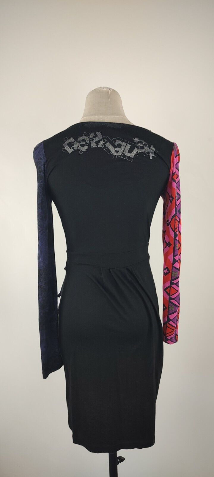 DESIGUAL VESTITO DONNA TG. M  WOMAN CASUAL VINTAGE DRESS