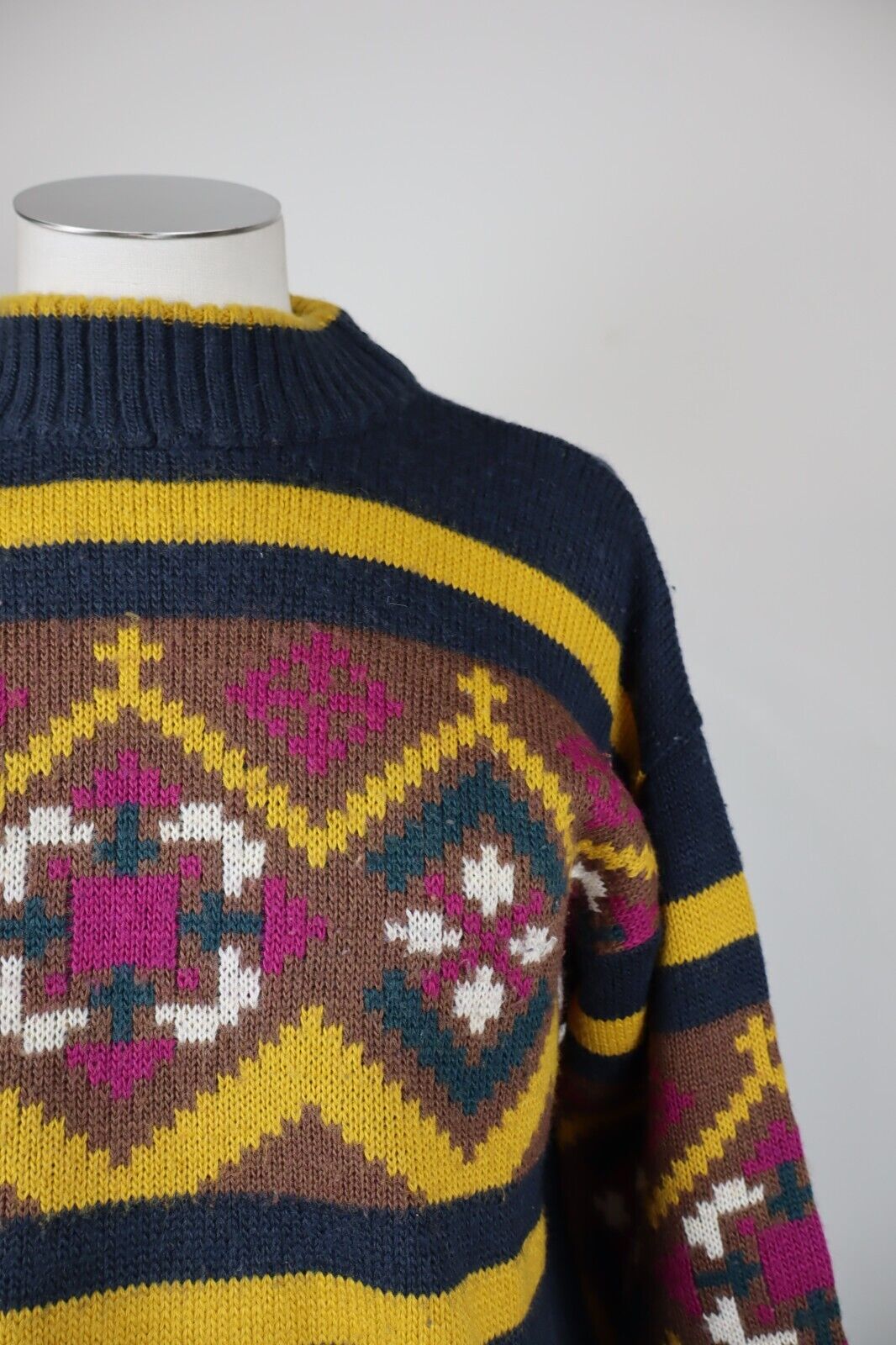 LEE MAGLIONE LANA MAGLIA WOOL UOMO TG M MAN SWEATER CASUAL VINTAGE