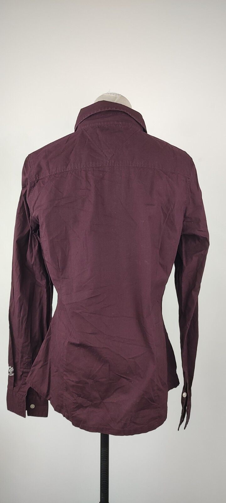 TOMMY HILFIGER CAMICIA DONNA COTONE TG. L WOMAN COTTON SHIRT CASUAL VINTAGE