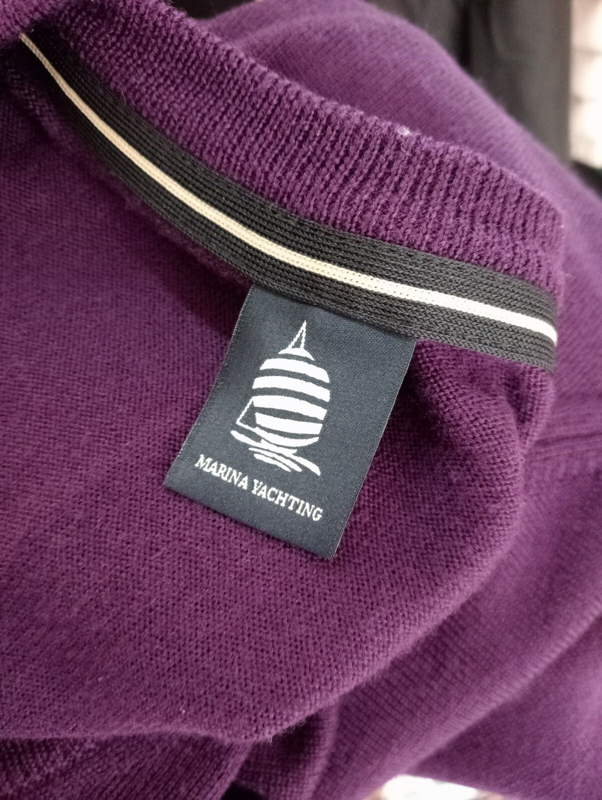 MARINA YACHTING MAGLIONE LANA WOOL VINTAGE UOMO Tg. XL MAN SWEATER CASUAL