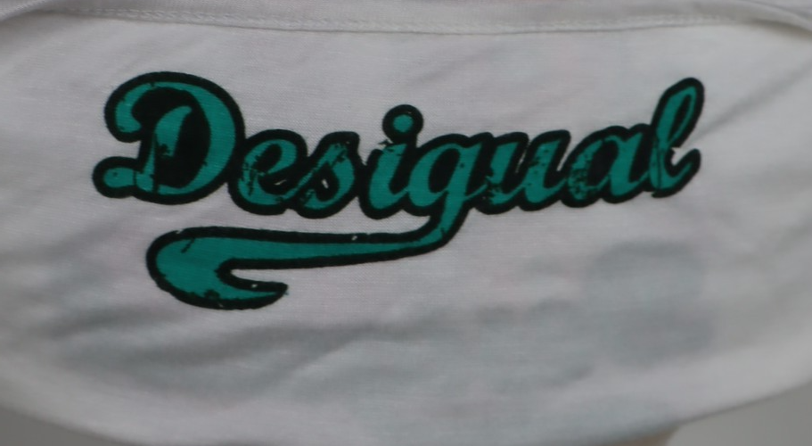 DESIGUAL MAGLIA DONNA TG. L WOMAN T-SHIRT CASUAL VINTAGE COULISSE