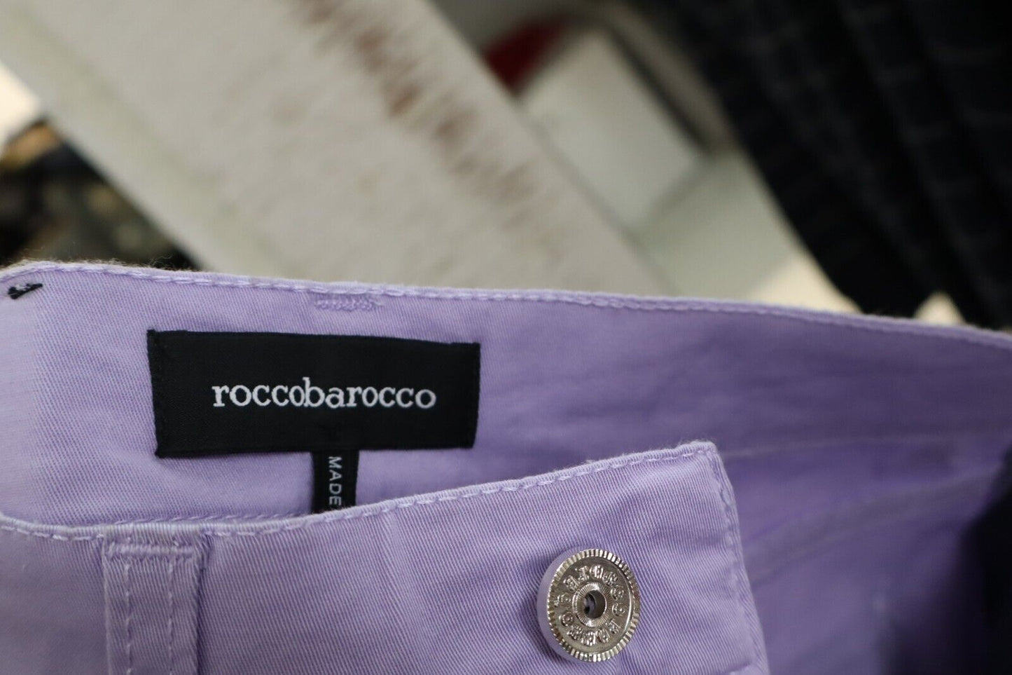 ROCCOBAROCCO PANTALONI DONNA TG 43 WOMEN PANTS CASUAL VINTAGE