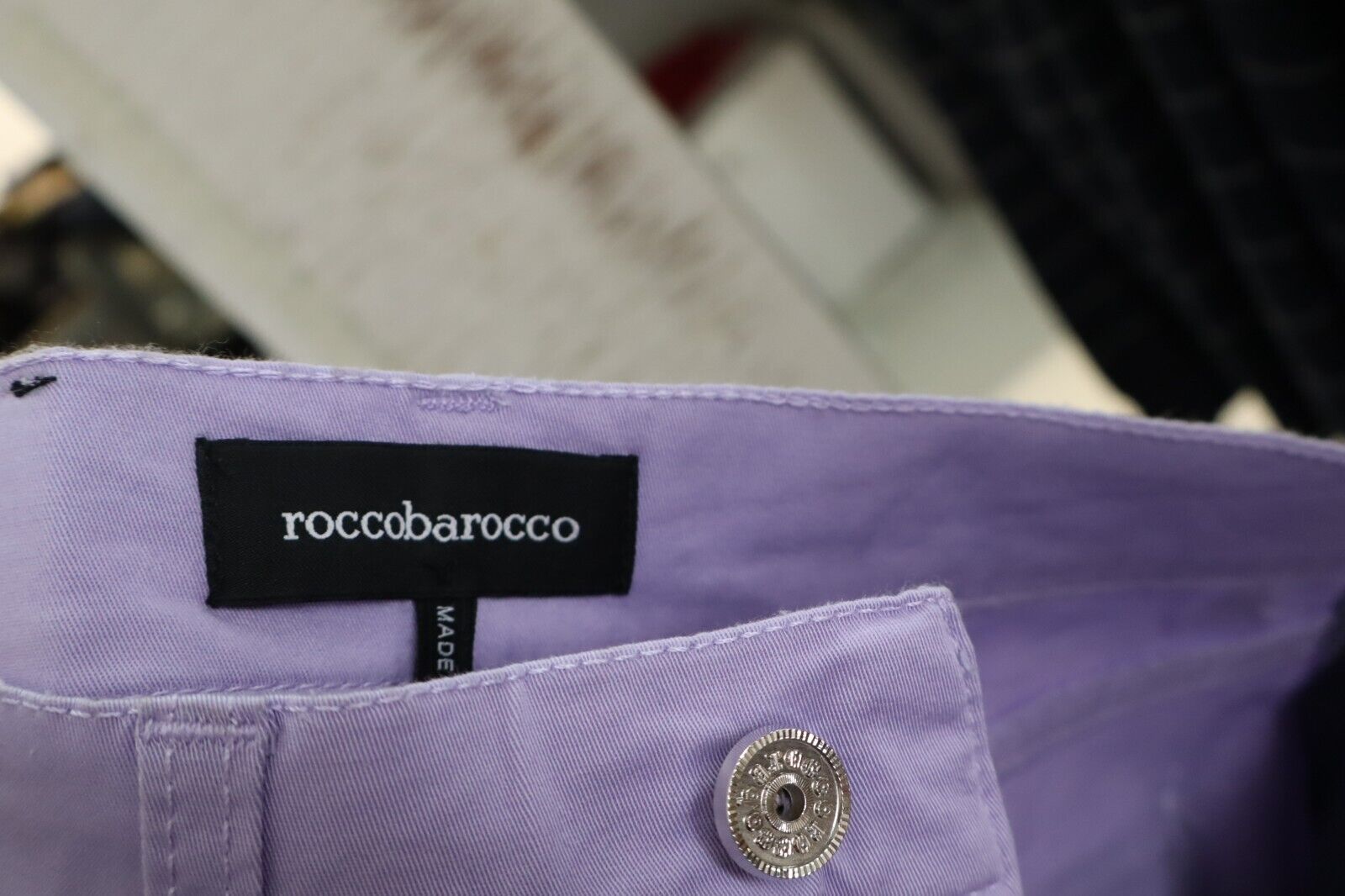 ROCCOBAROCCO PANTALONI DONNA TG 43 WOMEN PANTS CASUAL VINTAGE