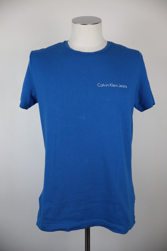 CALVIN KLEIN JEANS MAGLIA T-SHIRT UOMO M MAN SHIRT CASUAL VINTAGE COTTON COTONE