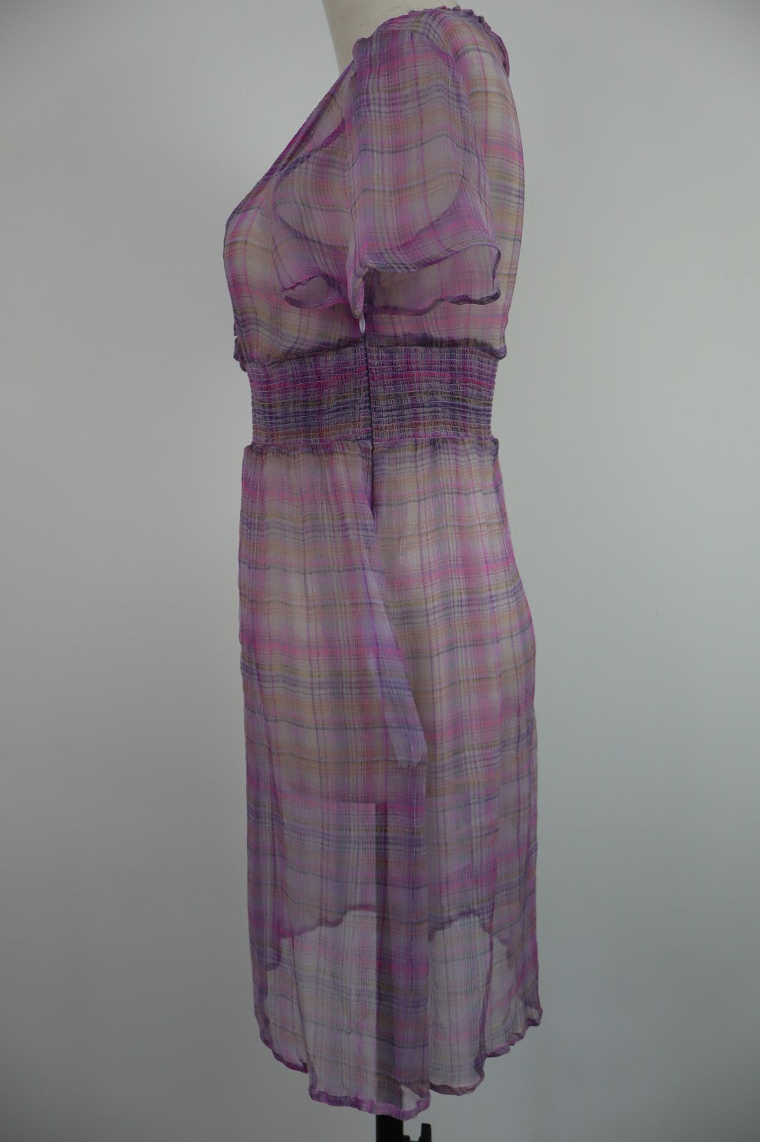 MAX & CO VESTITO ABITO VELATO DONNA WOMAN TG S DRESS CASUAL VINTAGE