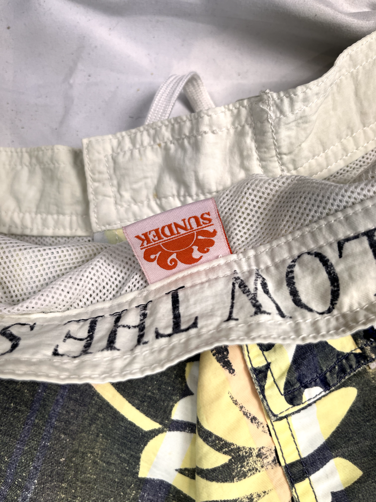 SUNDEK COSTUME PANTALONCINO MARE UOMO TG 34/48 MEN SWIMSUIT VINTAGE CASUAL