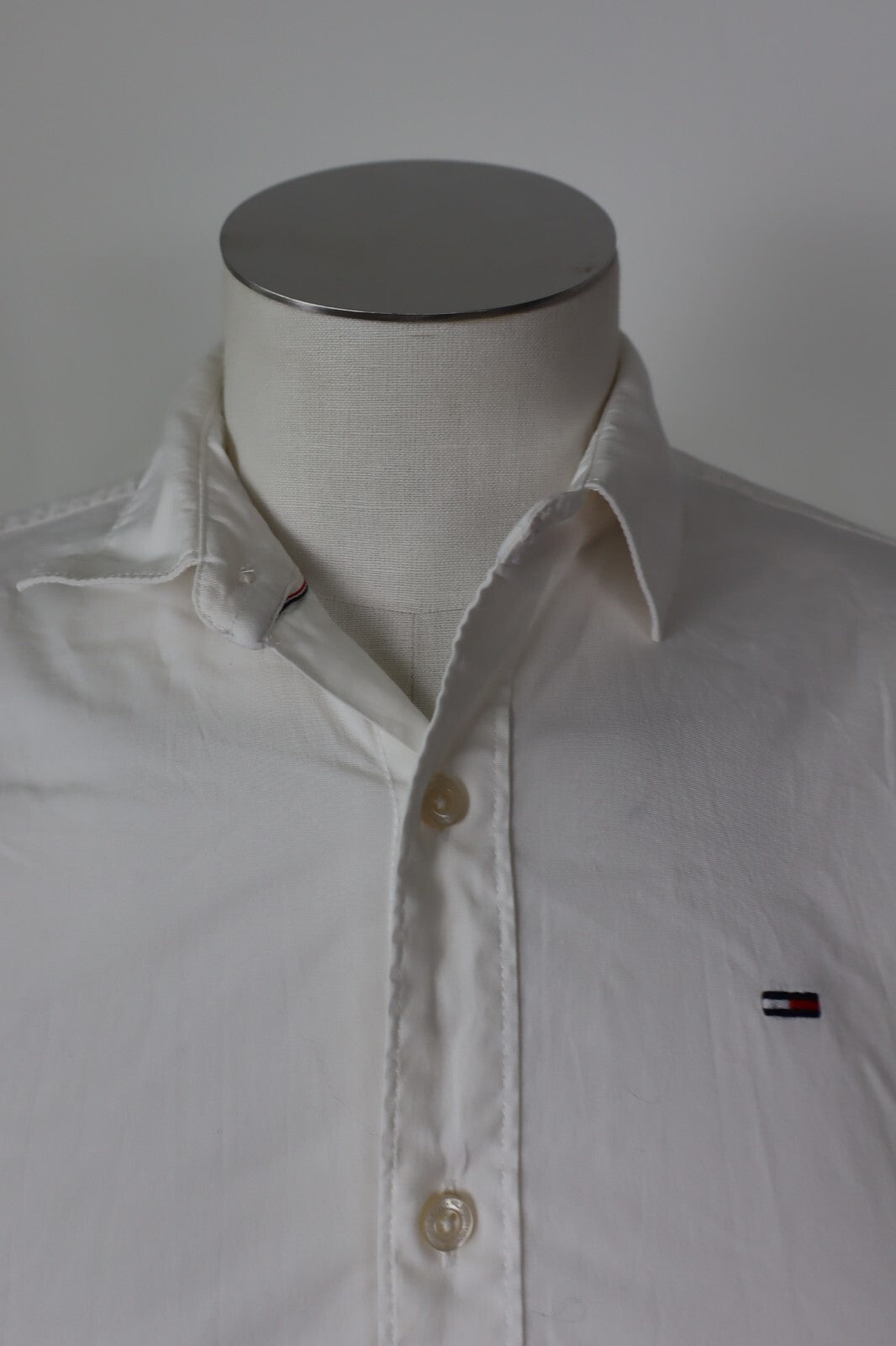 TOMMY HILFIGER CAMICIA COTONE SHIRT UOMO Tg. S MAN VINTAGE CASUAL COTTON
