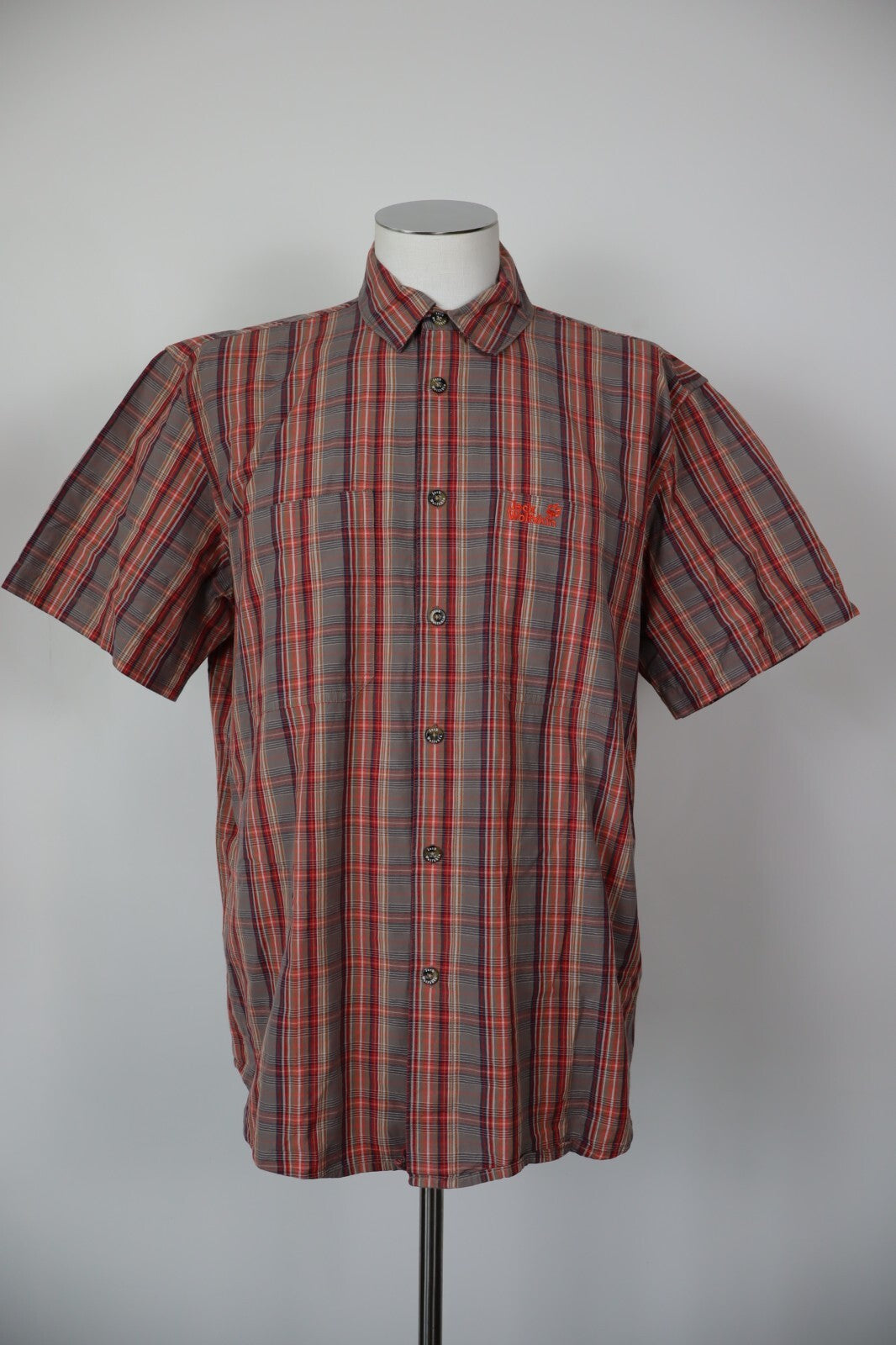 JACK WOLFSKIN CAMICIA UOMO COTONE TG. XL MAN CASUAL VINTAGE COTTON SHIRT