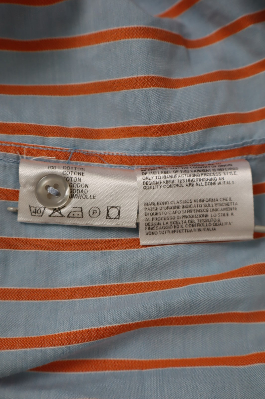 MARLBORO CLASSIC CAMICIA UOMO COTONE TG. L MAN CASUAL VINTAGE SHIRT COTTON