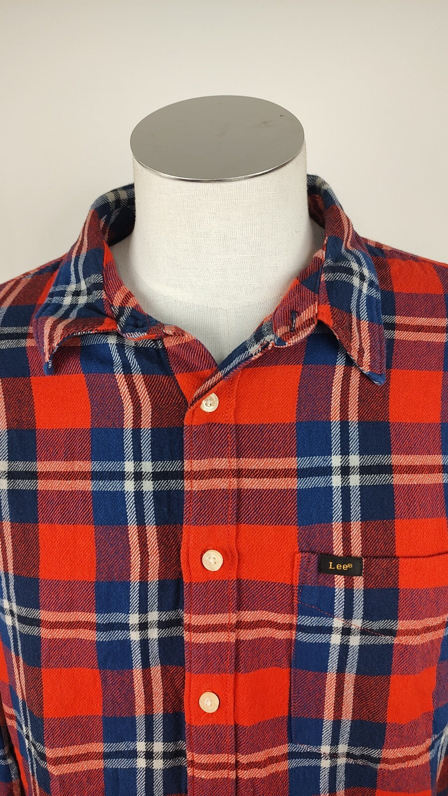 LEE CAMICIA UOMO COTONE TG. L MAN CASUAL VINTAGE SHIRT