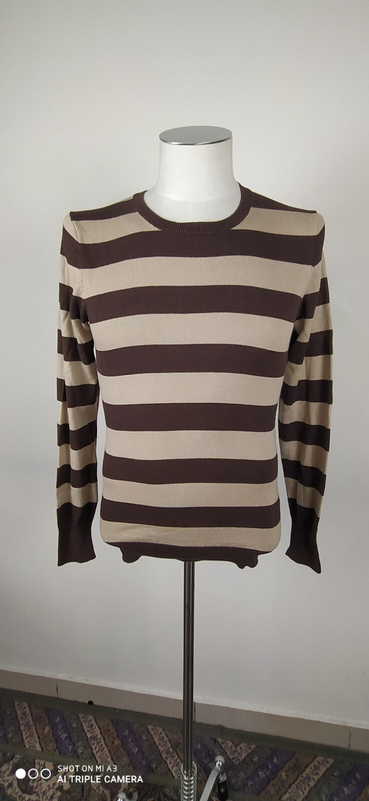 TOMMY HILFIGER MAGLIONE COTONE COTTON VINTAGE UOMO Tg. M MAN SWEATER CASUAL