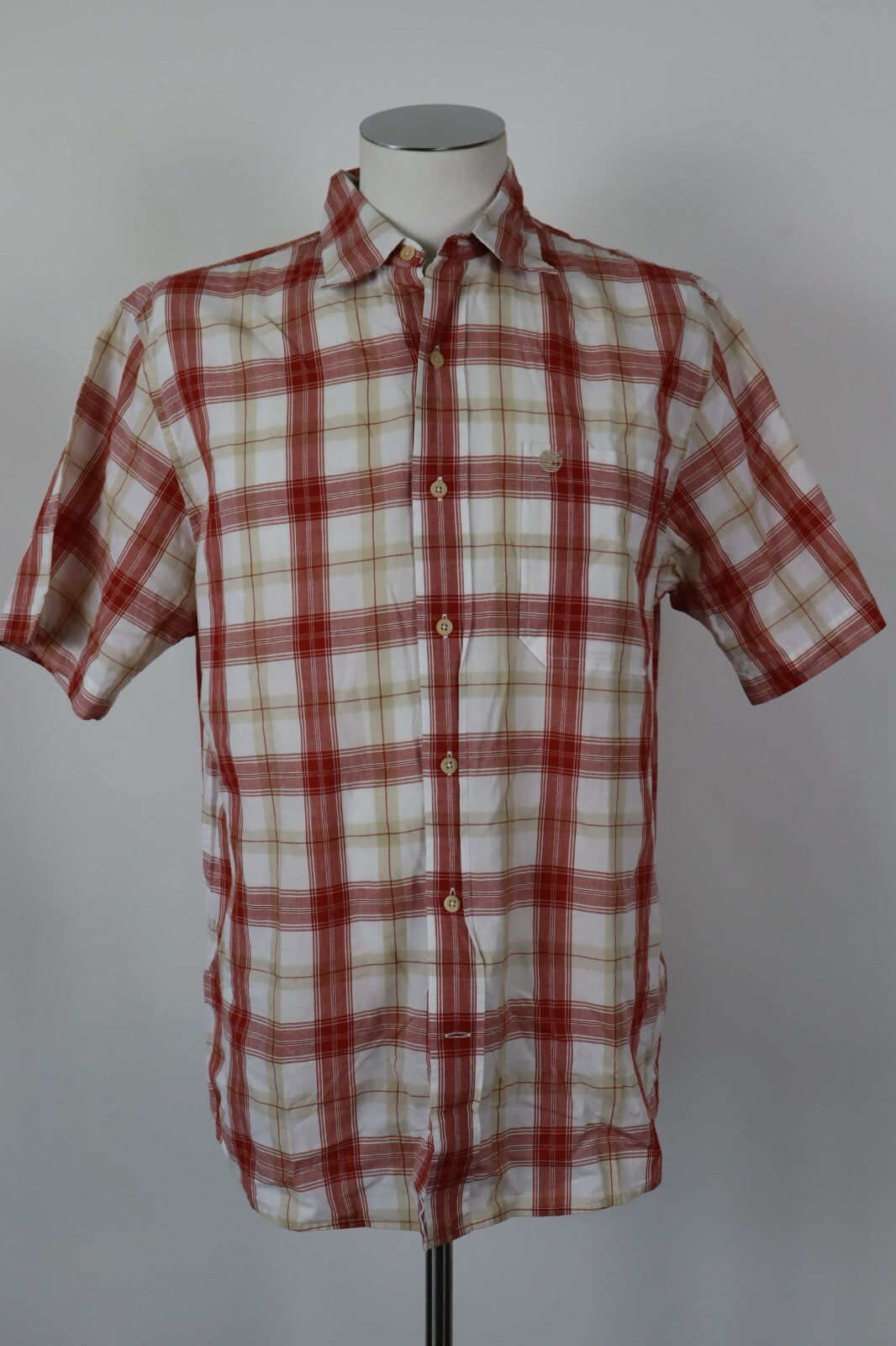 TIMBERLAND CAMICIA UOMO TG M  MAN CASUAL VINTAGE SHIRT COTONE
