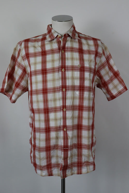 TIMBERLAND CAMICIA UOMO TG M  MAN CASUAL VINTAGE SHIRT COTONE