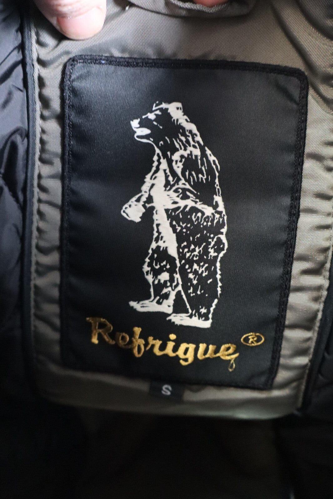 REFRIGUE GIUBBINO UOMO Tg S VINTAGE MAN JACKET GIACCA CASUAL