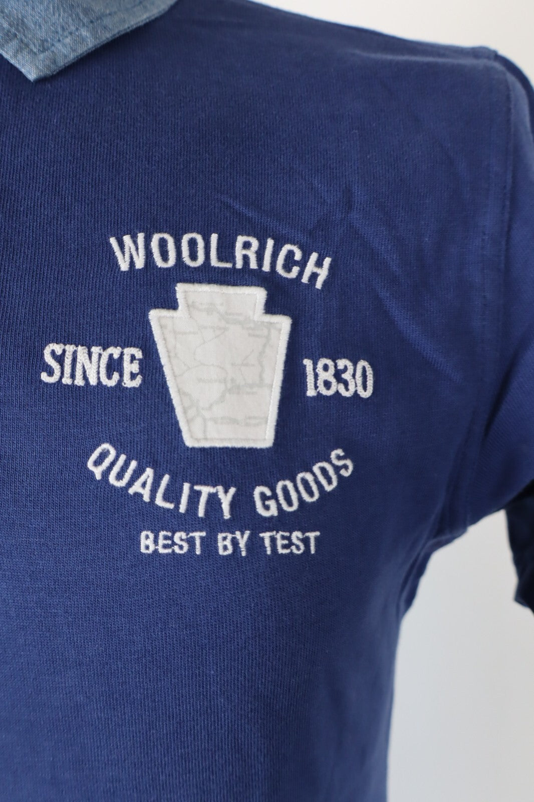 WOOLRICH MAGLIA POLO UOMO TG S MAN T-SHIRT CASUAL VINTAGE COTONE