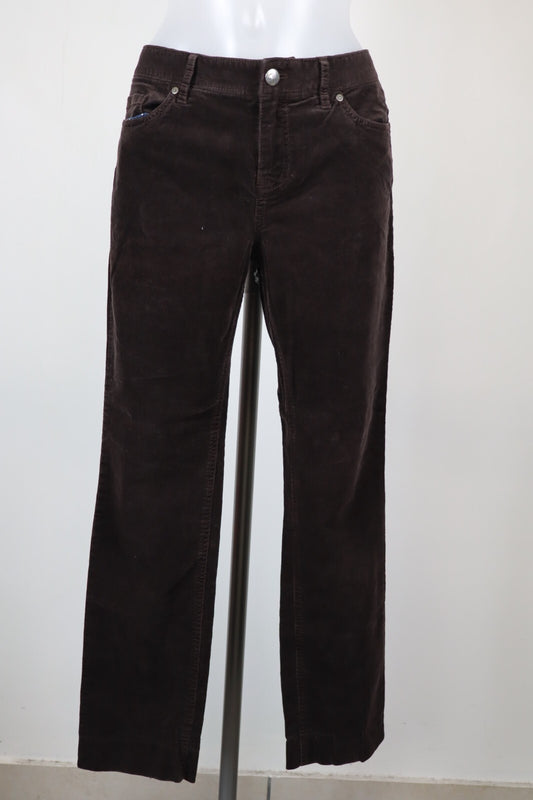 TOMMY HILFIGER PANTALONE DONNA TG 8 WOMAN VINTAGE PANTS COTONE VELLUTO