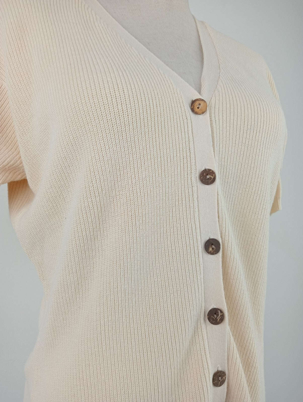 TIMBERLAND MAGLIONE CARDIGAN COTONE DONNA Tg. M WOMAN CASUAL SWEATER ITALY