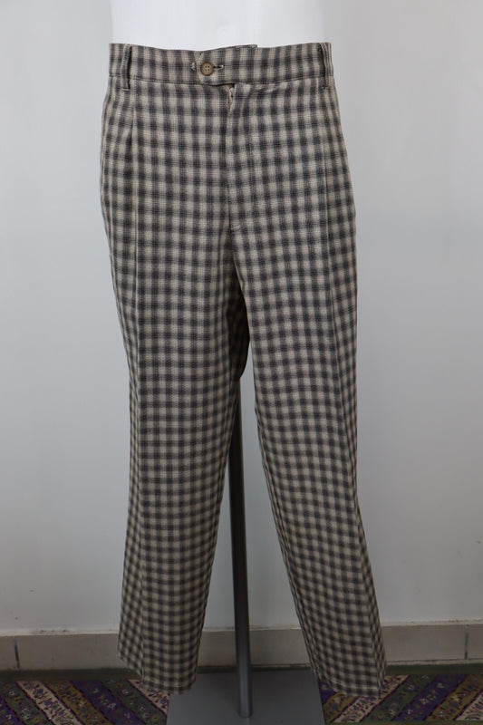 SERGIO TACCHINI PANTALONE CASUAL UOMO TG50 MEN VINTAGE PANTS COTONE COTTON
