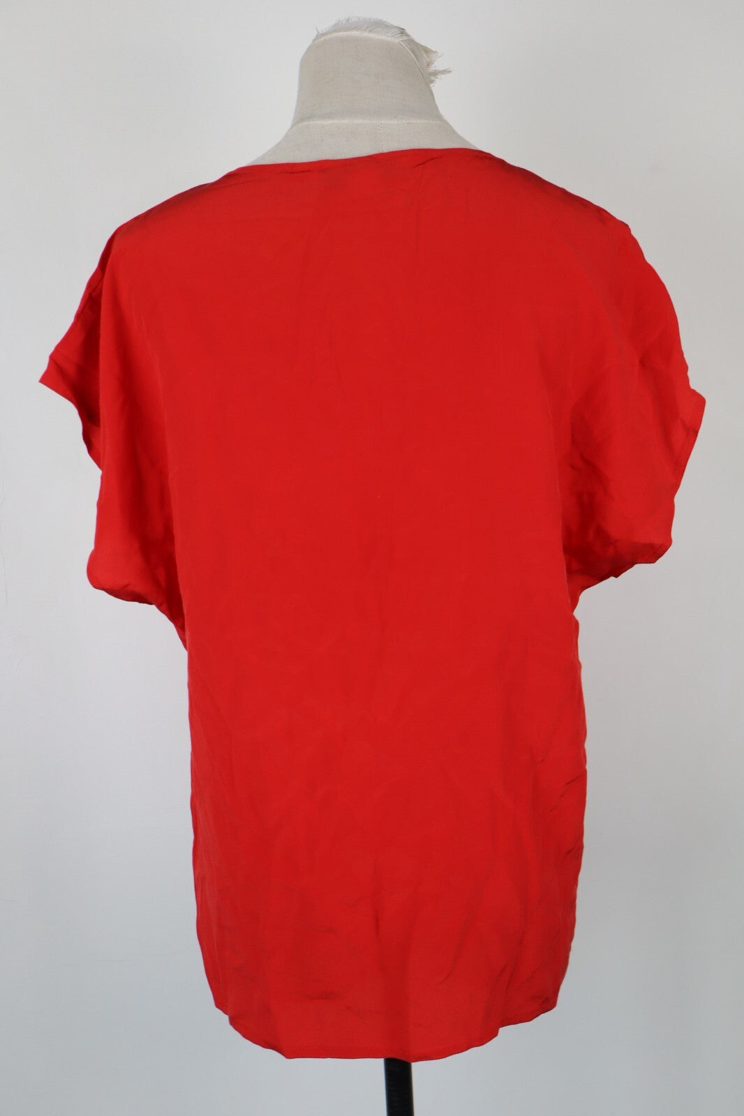 MARINA RINALDI MAGLIA DONNA TG. 21 WOMAN CASUAL T-SHIRT VINTAGE SETA SILK